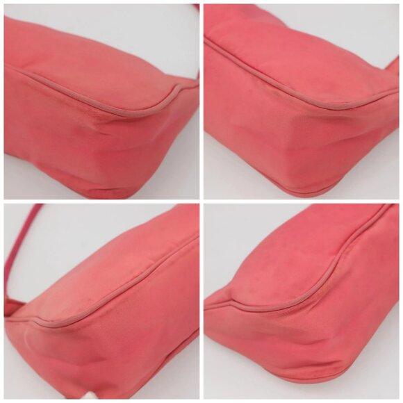 PRADA Accessory Pouch Nylon Pink Silver Auth 136404 - Picture 16 of 16